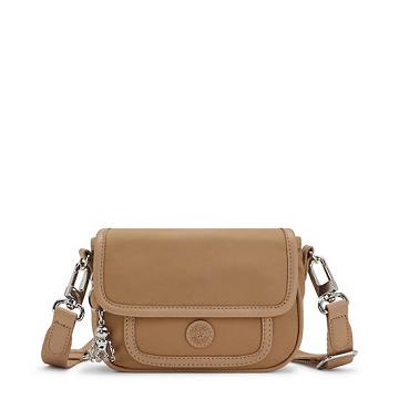 Kipling Inaki Small Crossbody Bag Handbag Bruin | BE 1273NW